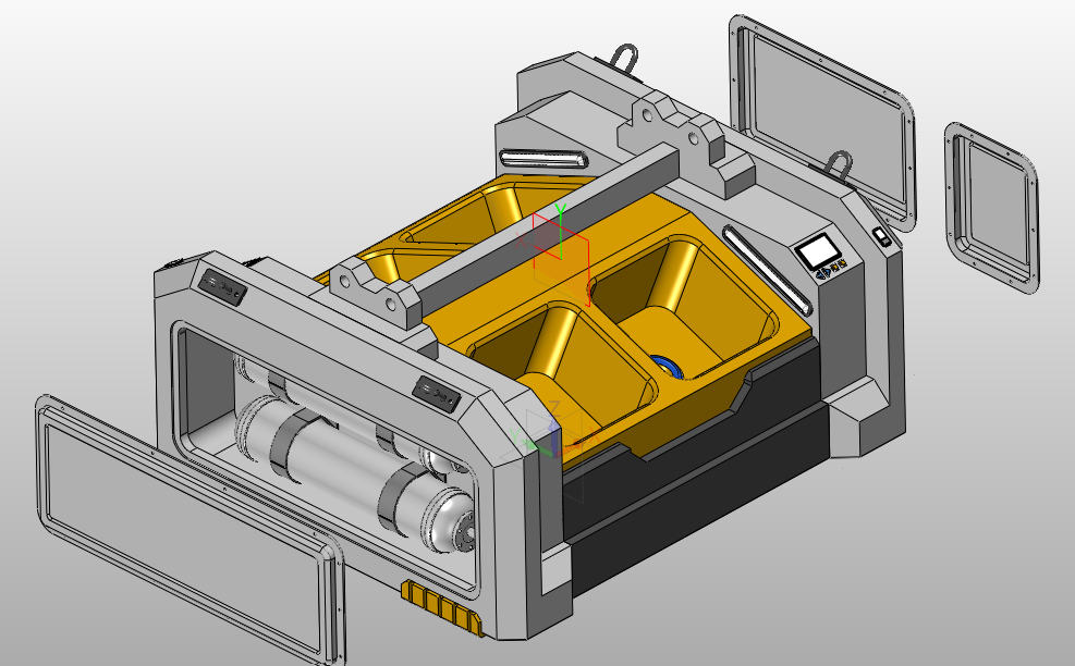 Moon Movers月球移动器3D数模图纸 STEP格式
